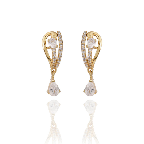 Radiant Pear Earring