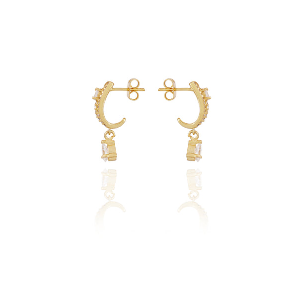 Radiant Pear Earring