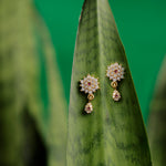 Coral Bloom Stud Earrings