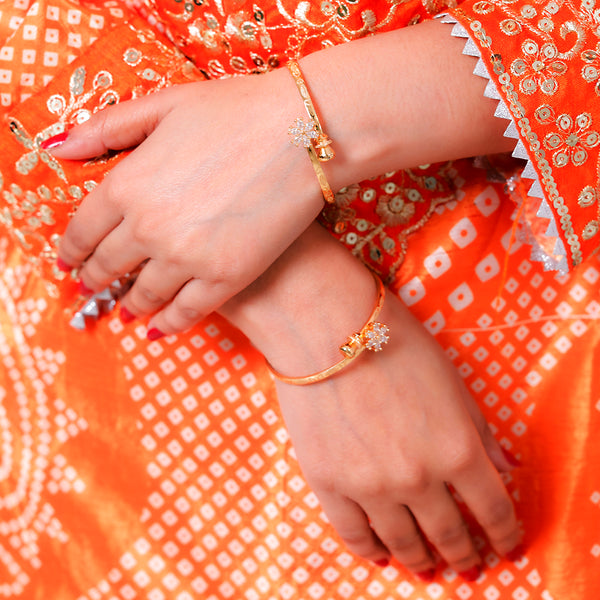 Heritage Floral Kada Bangles -BGL-1094