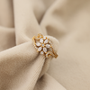 Flora Gleam Statement Ring