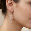 Elegant Crystal Chandelier Drop Earrings
