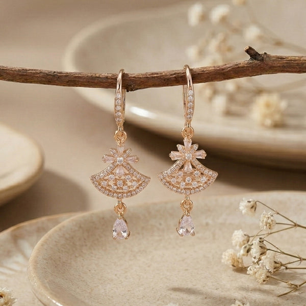 Elegant Crystal Chandelier Drop Earrings
