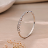 Silver Radiant Bezel-Set Bracelet