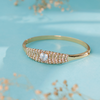 Golden Radiance Heartstone Bangle