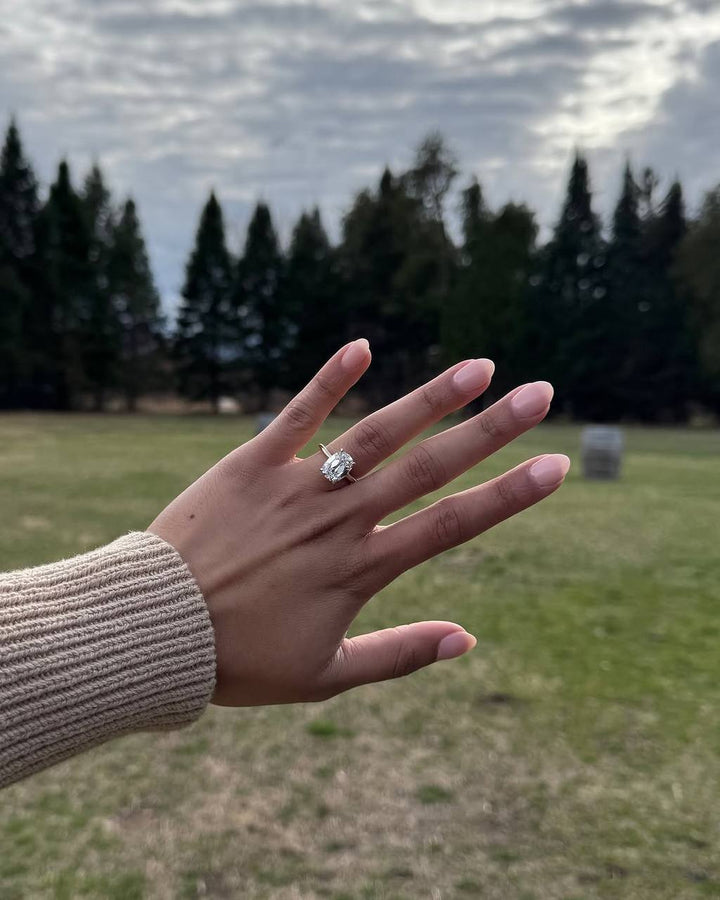 Emerald Cut Diamond Rings