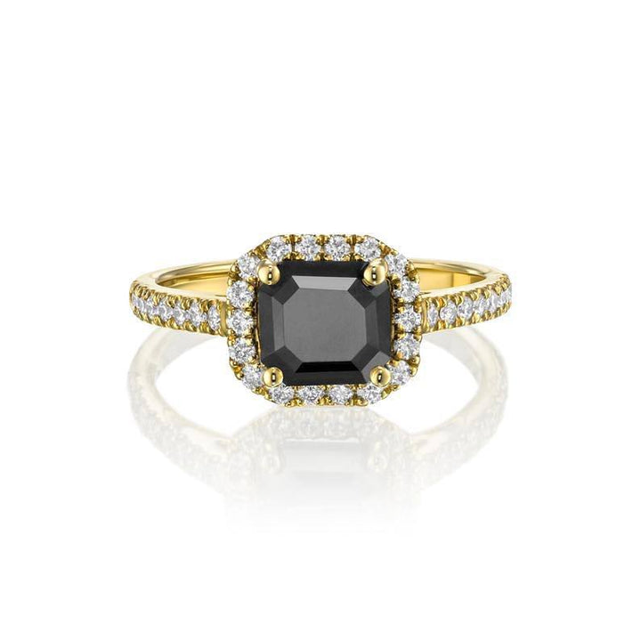 Natural Black Onyx Ring